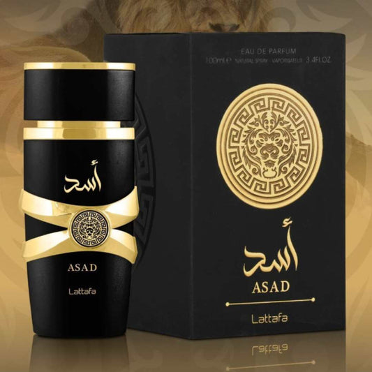 PERFUME LATTAFA ASAD PARA HOMBRE (NEGRO)