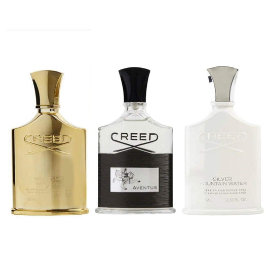 Combo: Creed silver mountain + Creed milésima imperial + Creed aventus